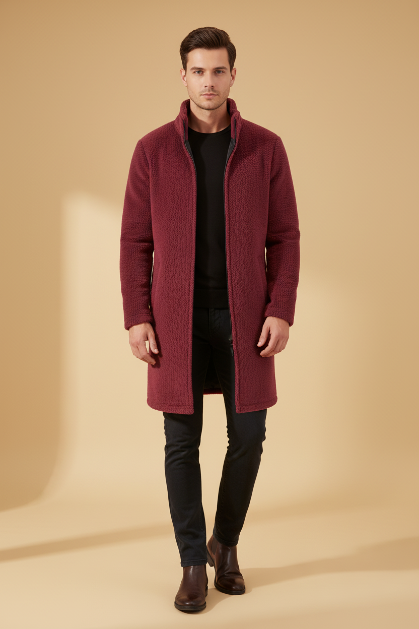 Elegante herenjas met een minimalistisch ontwerp