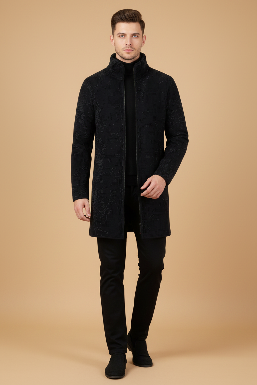 Elegante herenjas met een minimalistisch ontwerp