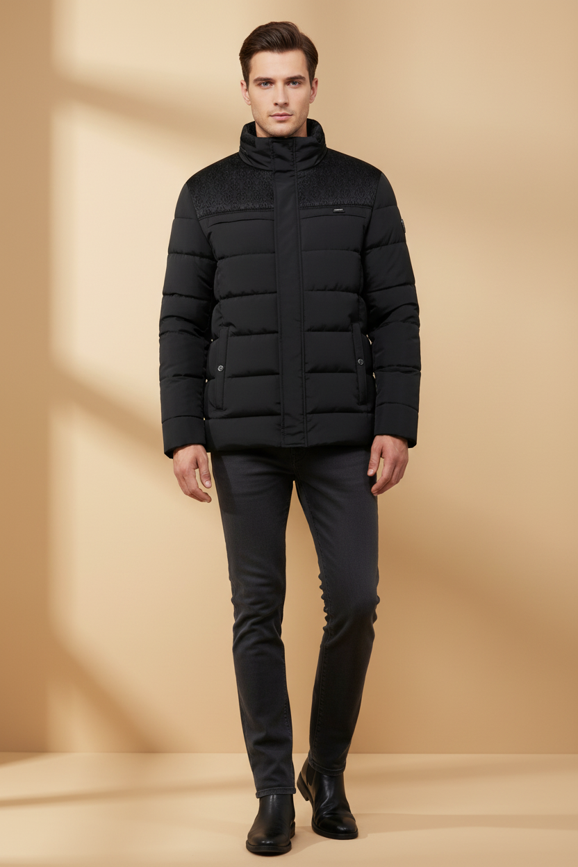Winterjas met verwarmende fleece aan de binnenkant