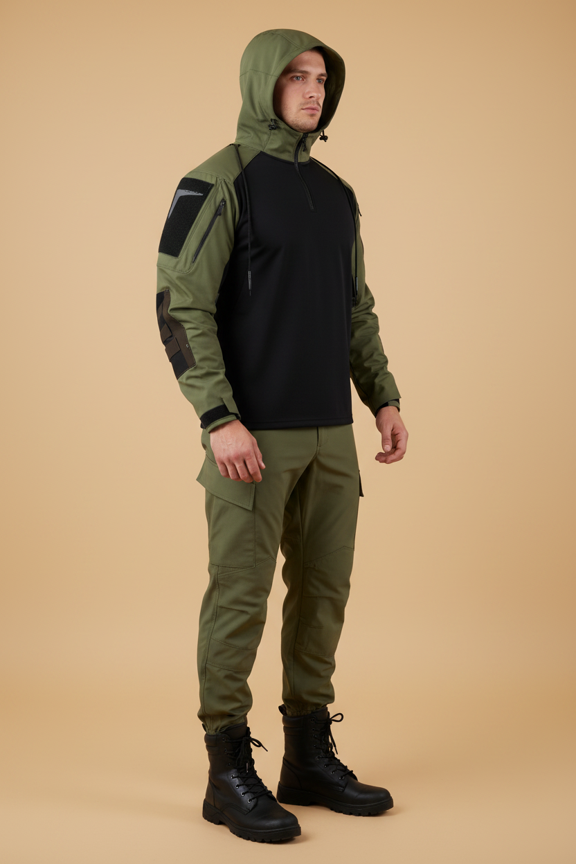 Jas in militaire stijl voor heren