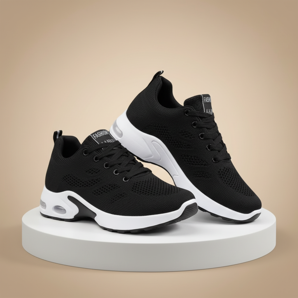 Ademende sneakers met een modern, stedelijk ontwerp