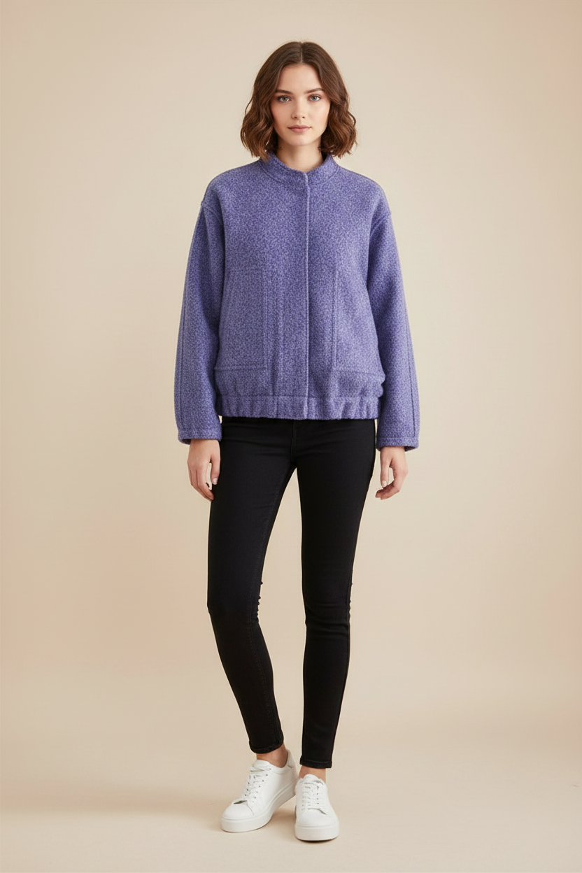 Gezellig oversized jasje met grote zakken