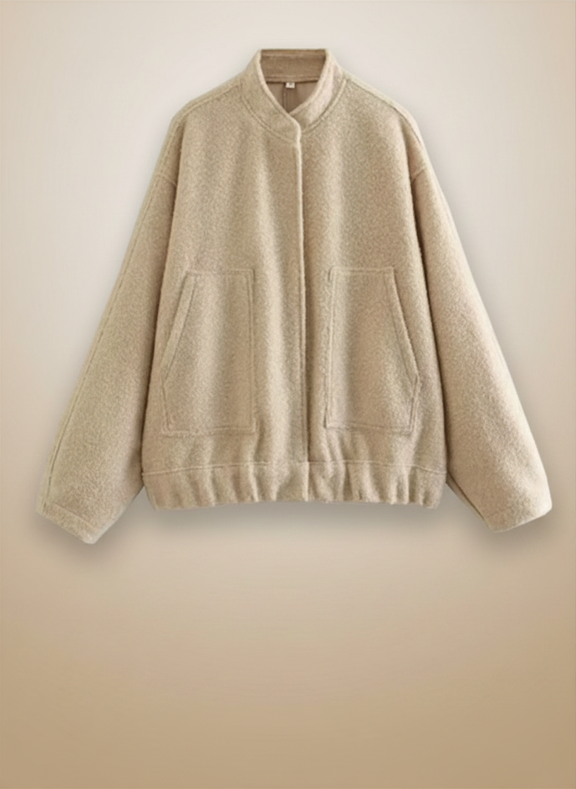 Gezellig oversized jasje met grote zakken