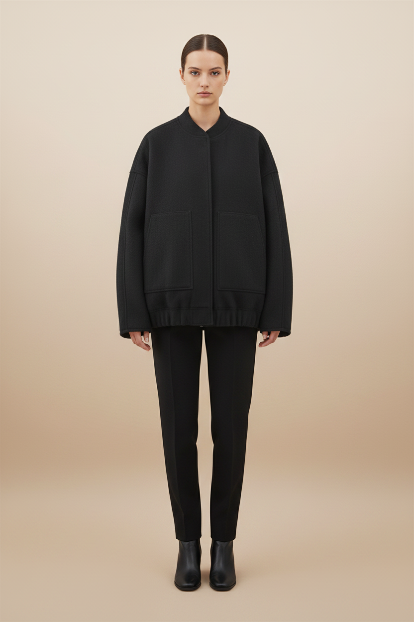Gezellig oversized jasje met grote zakken
