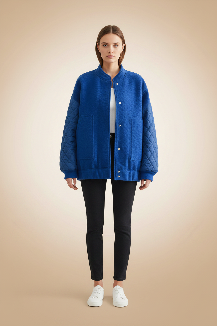 Gezellig oversized jasje met grote zakken