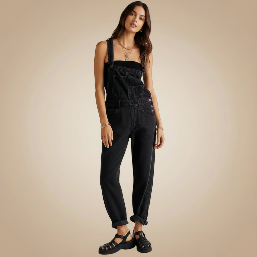 comfortabele jumpsuit met stoere zakken