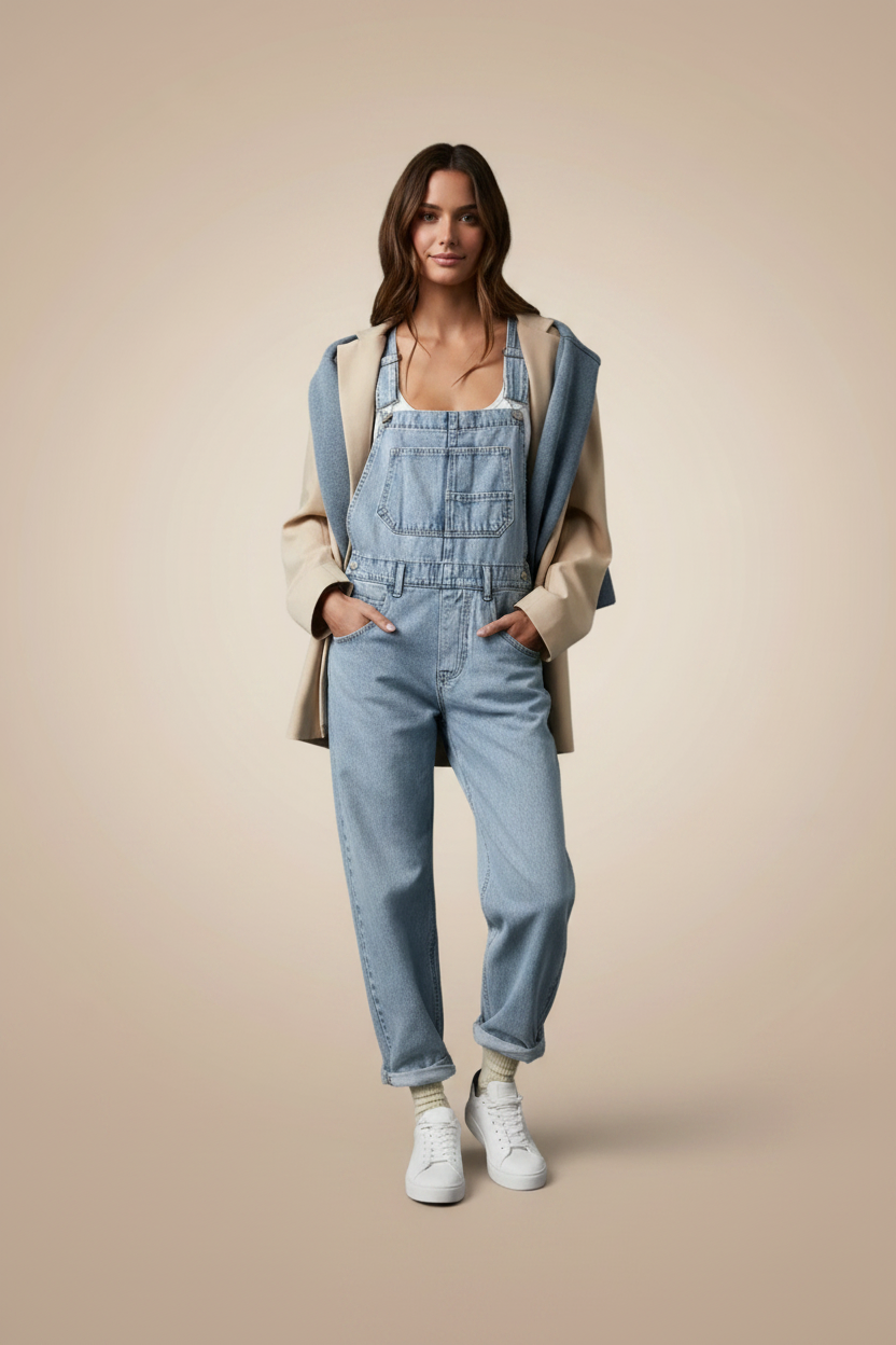 comfortabele jumpsuit met stoere zakken