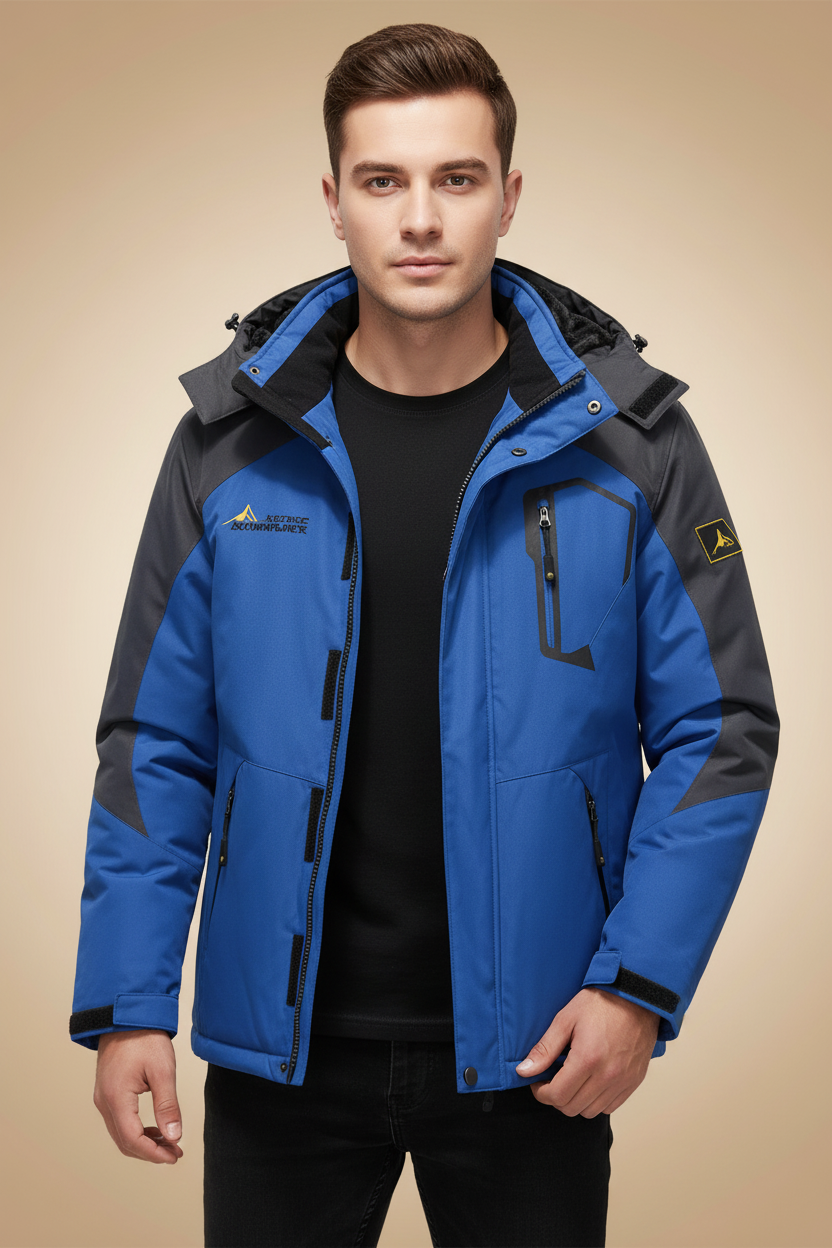 Regenbestendig jack met warme voering