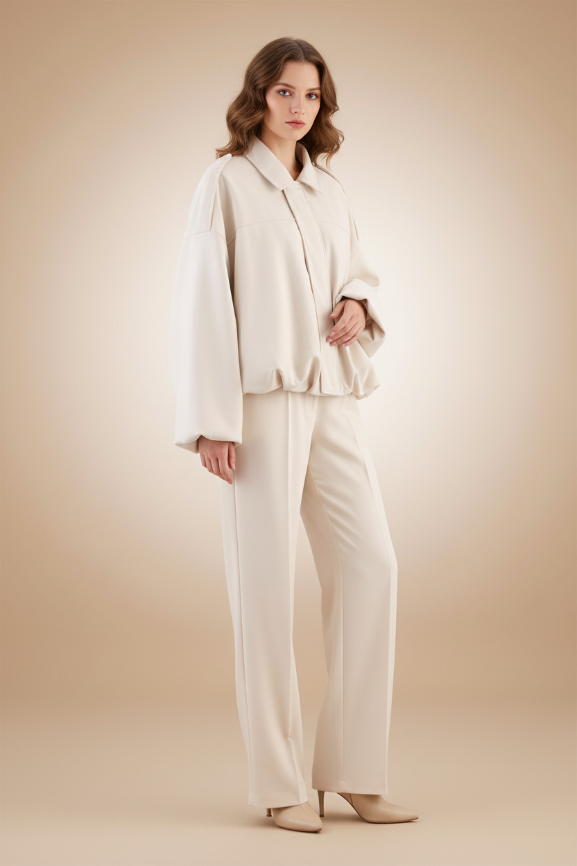 Oversized bomberjack voor een nonchalante look