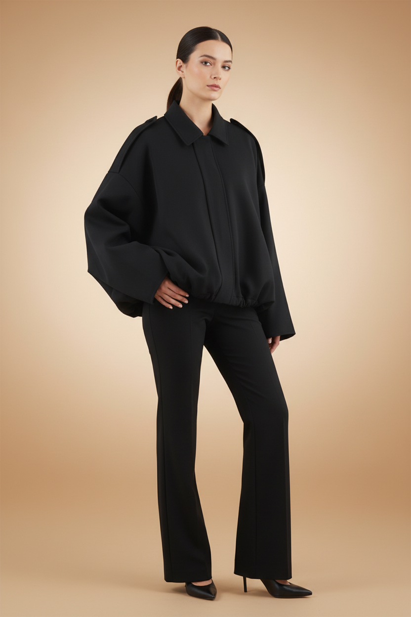 Oversized bomberjack voor een nonchalante look