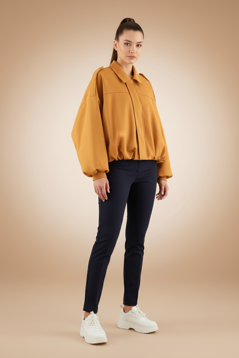 Oversized bomberjack voor een nonchalante look