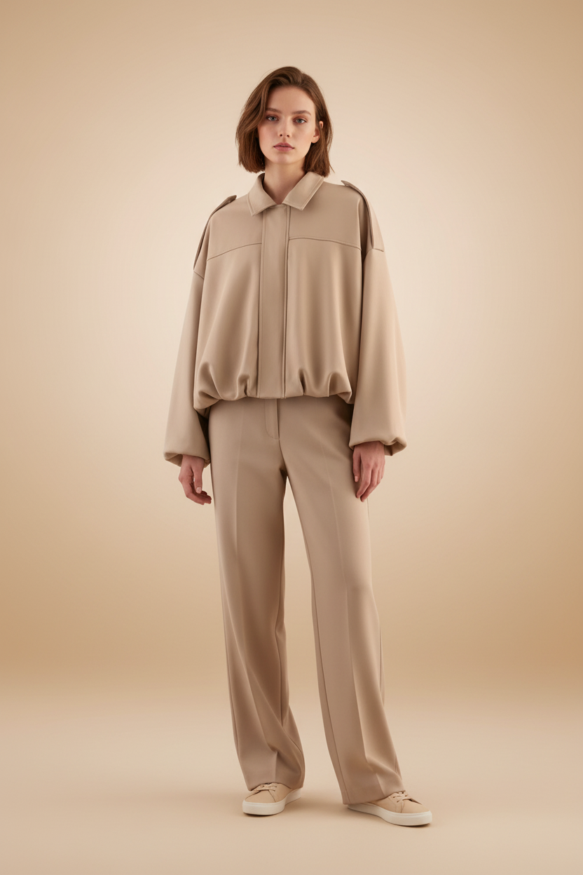 Oversized bomberjack voor een nonchalante look