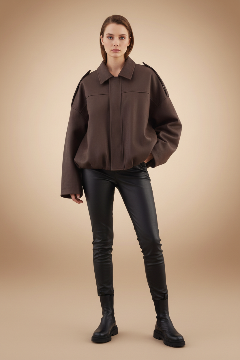 Oversized bomberjack voor een nonchalante look