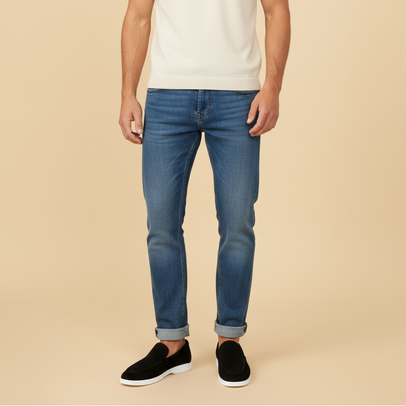 Klassieke loafers van veganistisch suède
