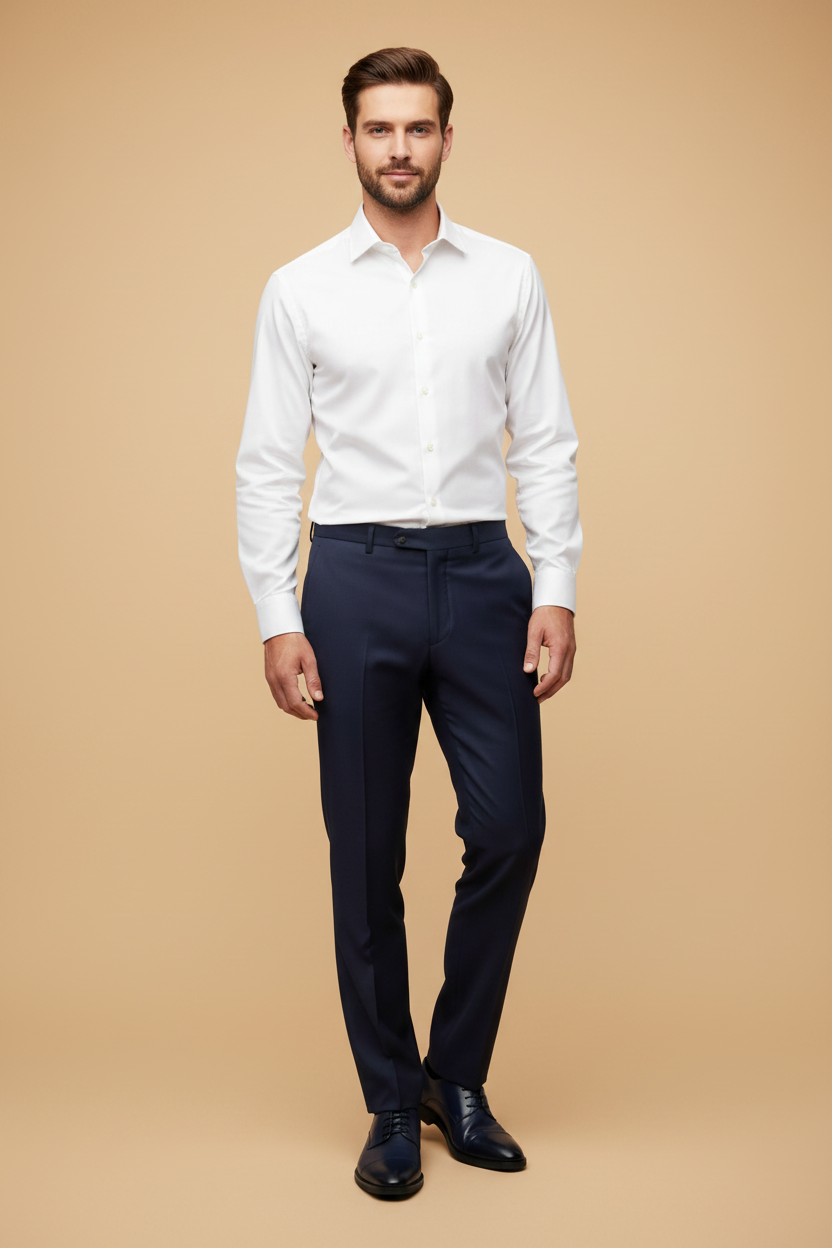 Klassieke Oxford-schoenen met mooie stiksels en vetersluiting