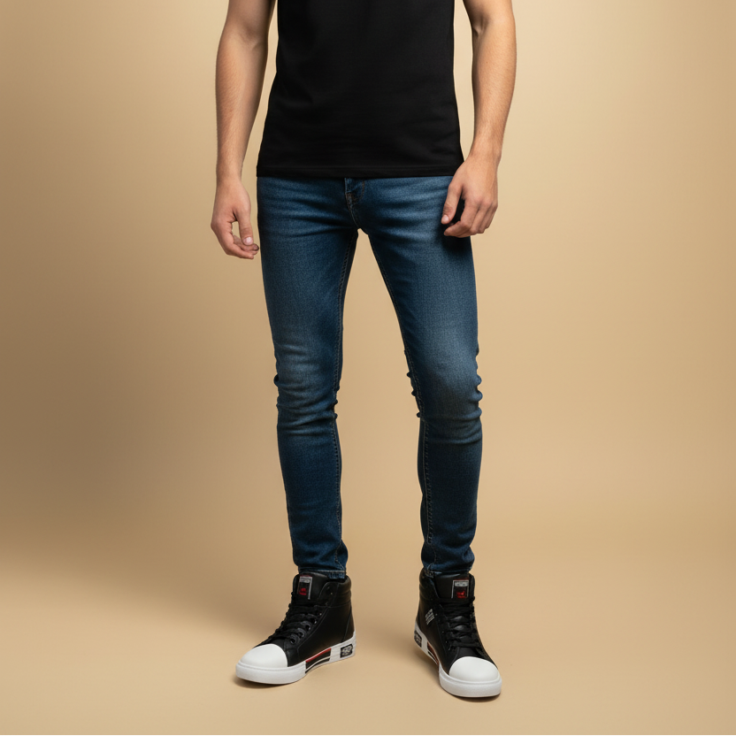 Moderne hoge sneakers voor dagelijks gebruik
