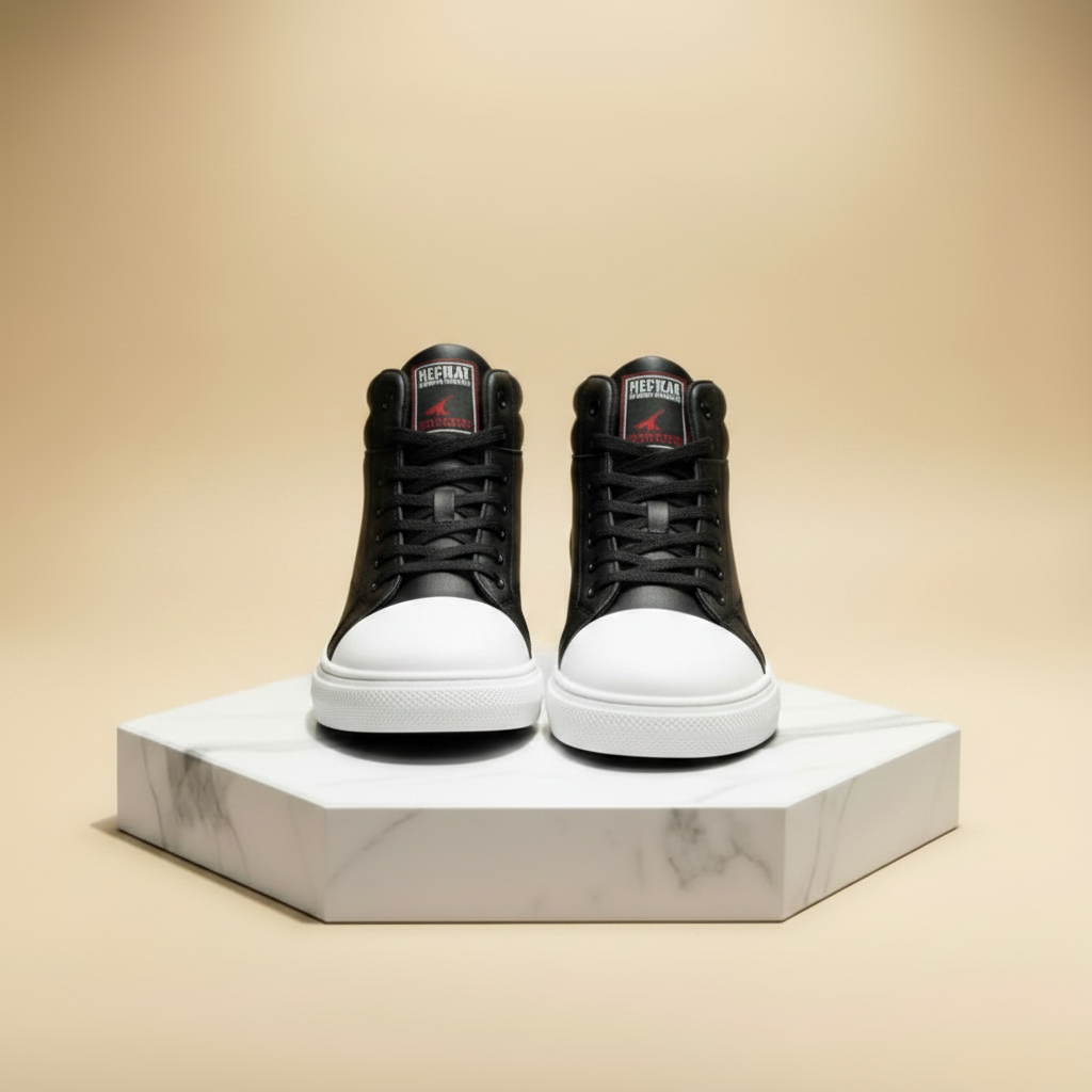 Moderne hoge sneakers voor dagelijks gebruik