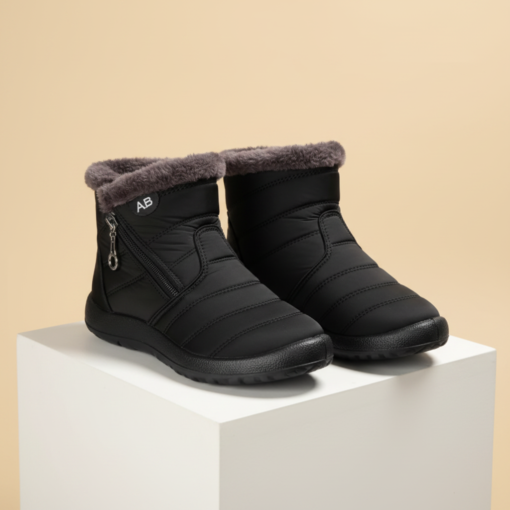 Comfortabele schoenen voor koude dagen met een warme voering