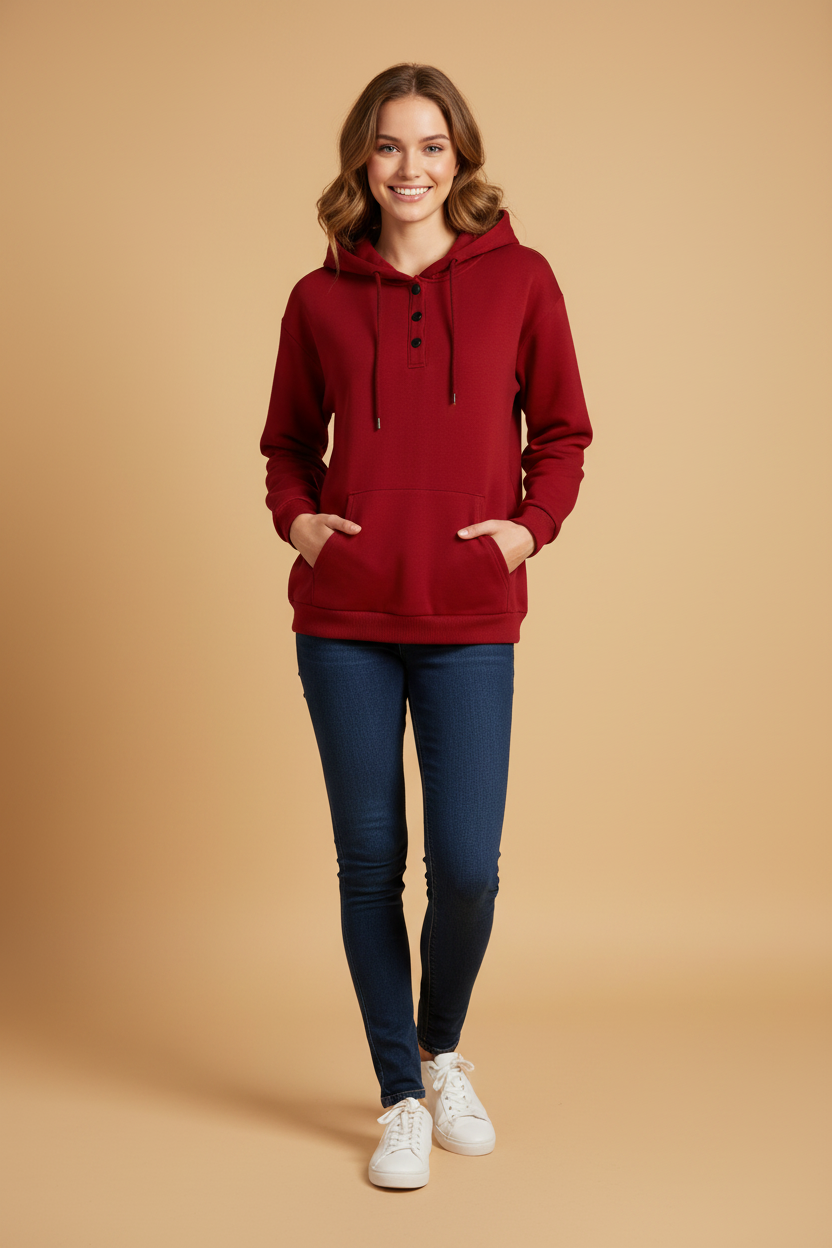 Gezellige hoodie met kangoeroezak