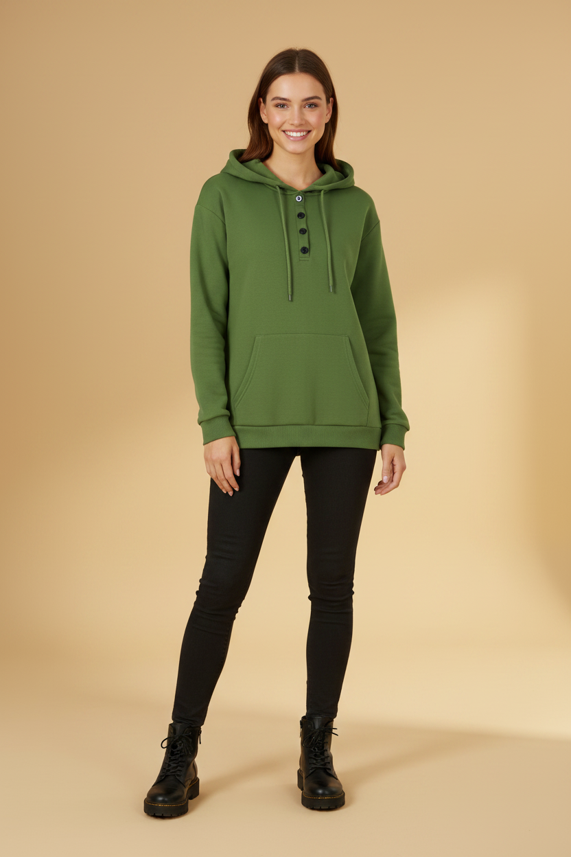 Gezellige hoodie met kangoeroezak