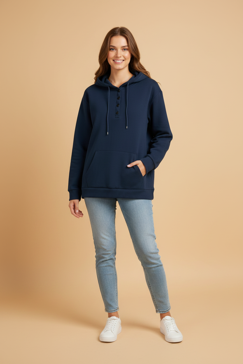 Gezellige hoodie met kangoeroezak