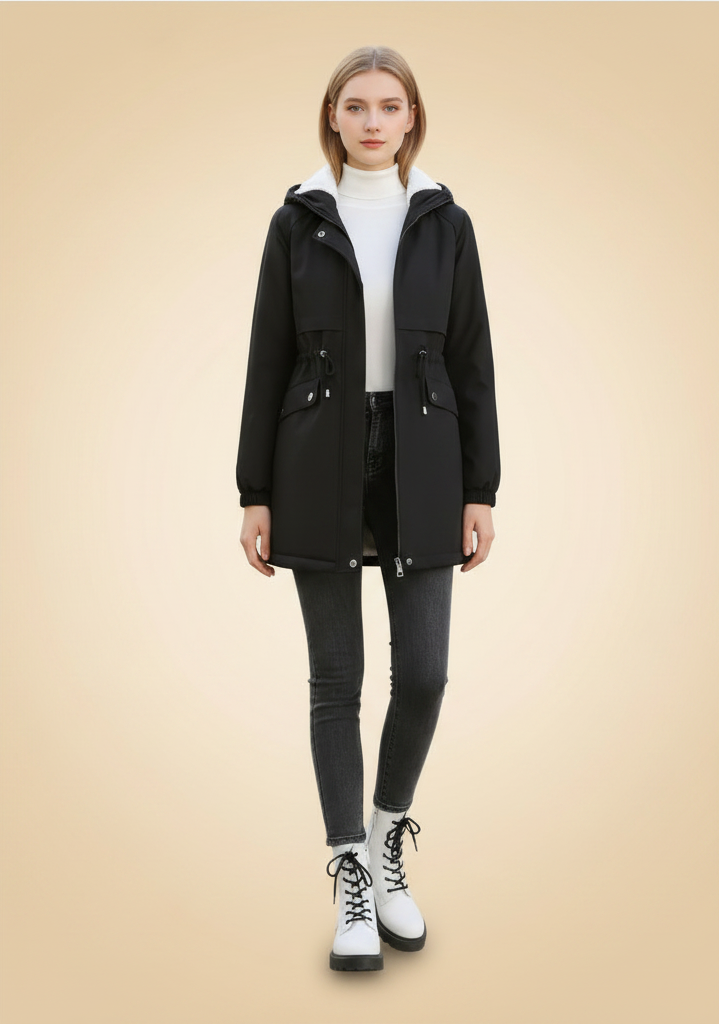 Creatieve, halflange parka voor alle gelegenheden